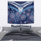 Personalized Australia NSW Blues Tapestry Indigenous Aboriginal Mix Polynesian Motifs