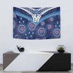Personalized Australia NSW Blues Tapestry Indigenous Aboriginal Mix Polynesian Motifs