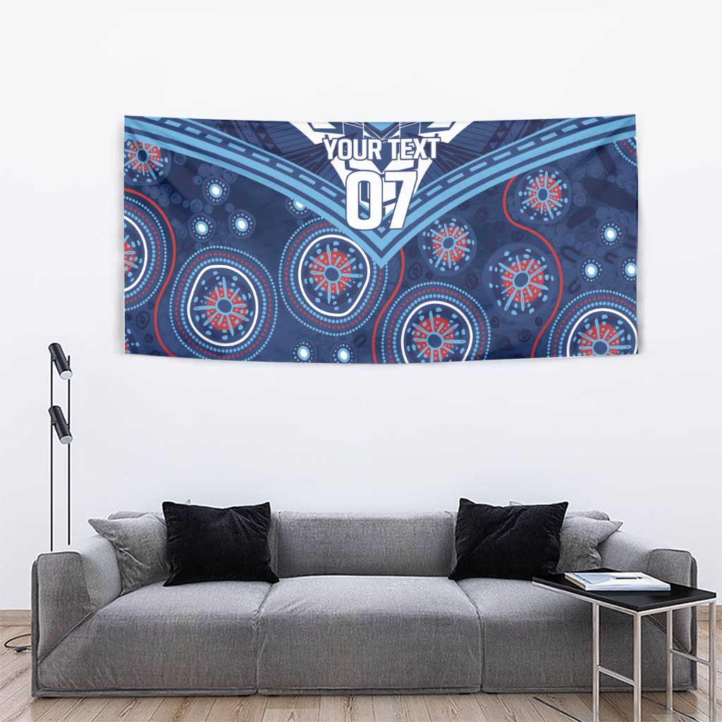 Personalized Australia NSW Blues Tapestry Indigenous Aboriginal Mix Polynesian Motifs