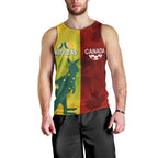 personalised-australia-vs-canada-soccer-men-tank-top-matildas-with-maple-leaves