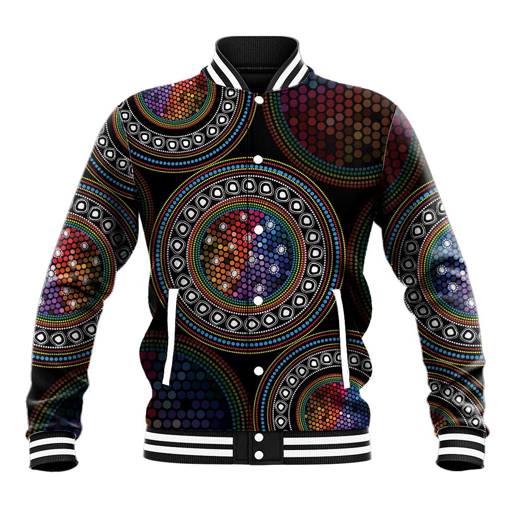 Australia Indigenous Baseball Jacket First Nation LGBT - Respect Our Existence - Aussie Hoodie