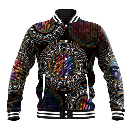 Australia Indigenous Baseball Jacket First Nation LGBT - Respect Our Existence - Aussie Hoodie