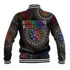 Australia Indigenous Baseball Jacket First Nation LGBT - Respect Our Existence - Aussie Hoodie