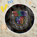 Australia Indigenous Beach Blanket First Nation LGBT - Respect Our Existence - Aussie Hoodie