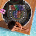 Australia Indigenous Beach Blanket First Nation LGBT - Respect Our Existence - Aussie Hoodie