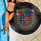 Australia Indigenous Beach Blanket First Nation LGBT - Respect Our Existence - Aussie Hoodie