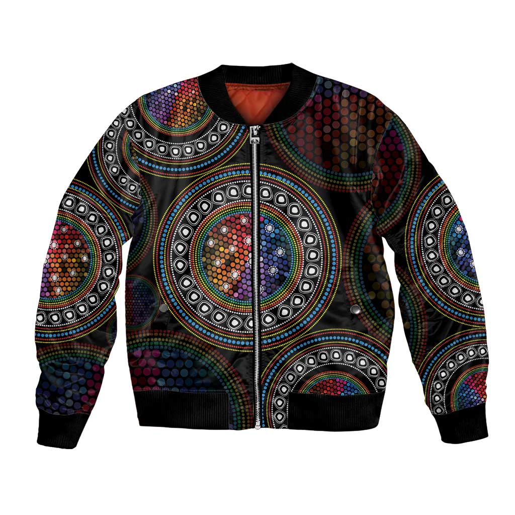 Australia Indigenous Bomber Jacket First Nation LGBT - Respect Our Existence - Aussie Hoodie