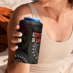 Australia Indigenous 4 in 1 Can Cooler Tumbler First Nation LGBT - Respect Our Existence - Aussie Hoodie