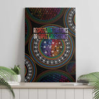 Australia Indigenous Canvas Wall Art First Nation LGBT - Respect Our Existence - Aussie Hoodie