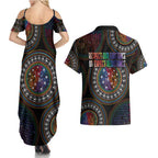 Australia Indigenous Couples Matching Summer Maxi Dress and Hawaiian Shirt First Nation LGBT - Respect Our Existence - Aussie Hoodie