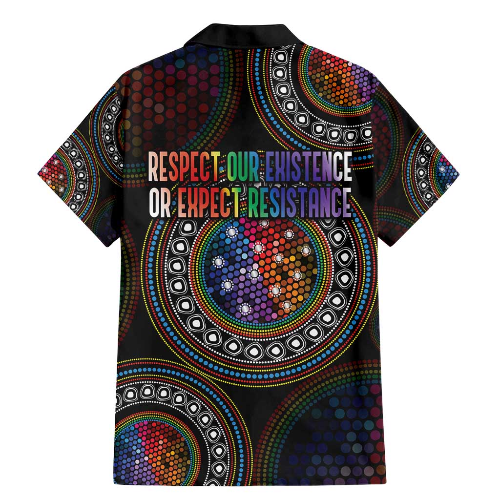Australia Indigenous Family Matching Mermaid Dress and Hawaiian Shirt First Nation LGBT - Respect Our Existence - Aussie Hoodie