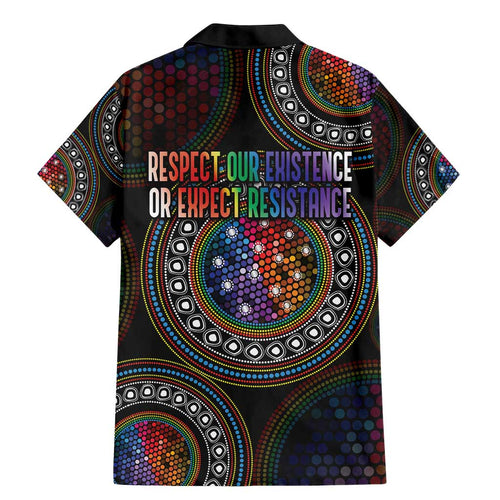 Australia Indigenous Family Matching Mermaid Dress and Hawaiian Shirt First Nation LGBT - Respect Our Existence - Aussie Hoodie
