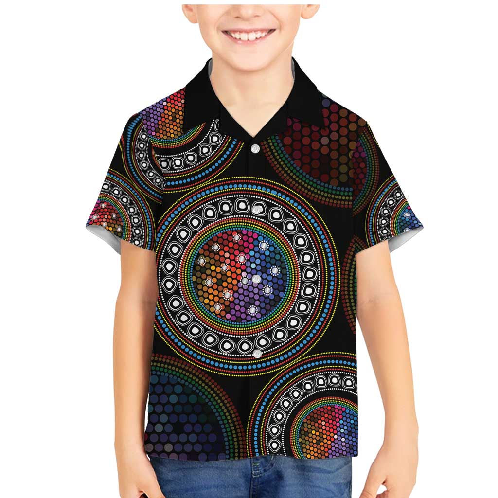 Australia Indigenous Family Matching Mermaid Dress and Hawaiian Shirt First Nation LGBT - Respect Our Existence - Aussie Hoodie
