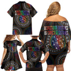 Australia Indigenous Family Matching Off Shoulder Short Dress and Hawaiian Shirt First Nation LGBT - Respect Our Existence - Aussie Hoodie
