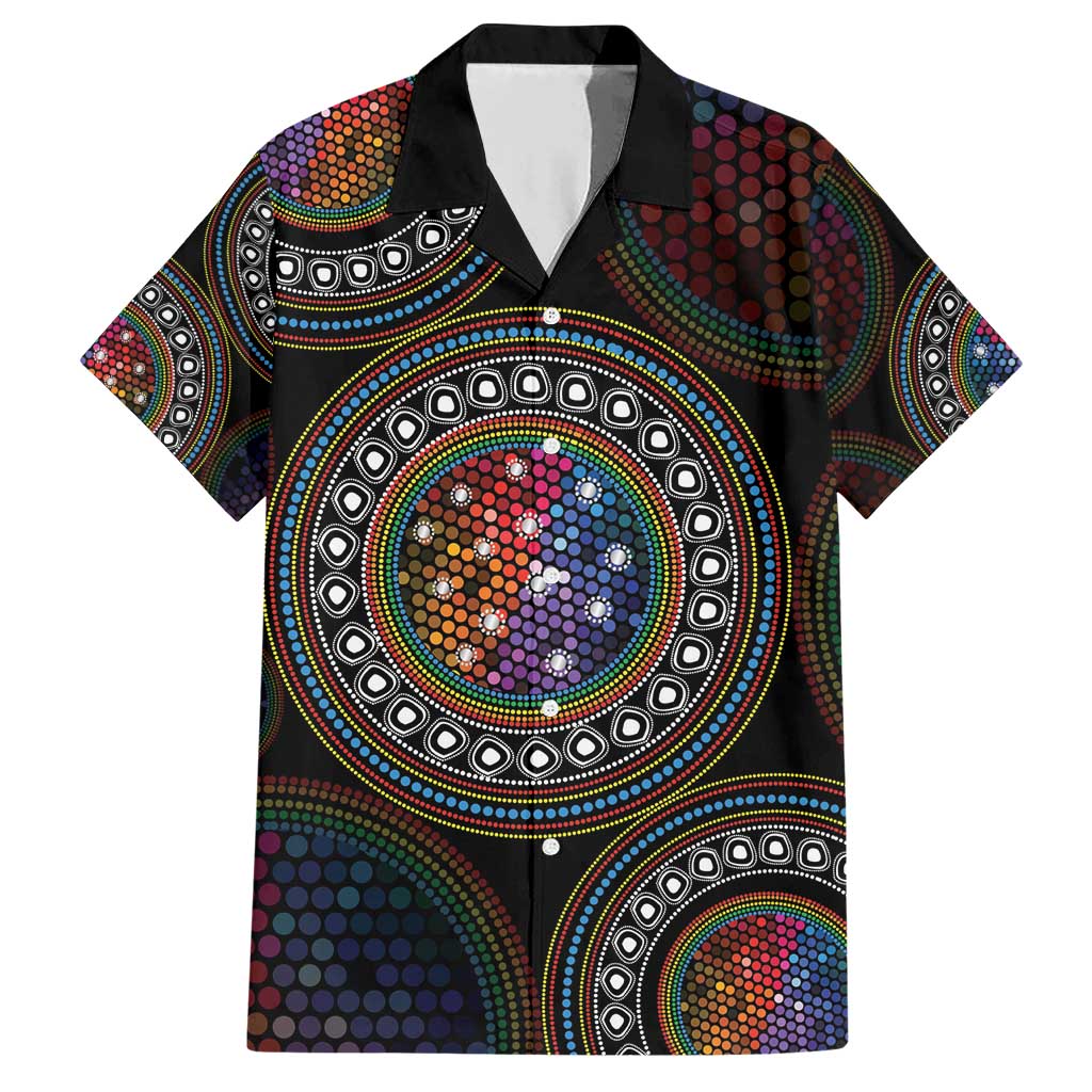 Australia Indigenous Family Matching Short Sleeve Bodycon Dress and Hawaiian Shirt First Nation LGBT - Respect Our Existence - Aussie Hoodie