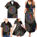 Australia Indigenous Family Matching Summer Maxi Dress and Hawaiian Shirt First Nation LGBT - Respect Our Existence - Aussie Hoodie