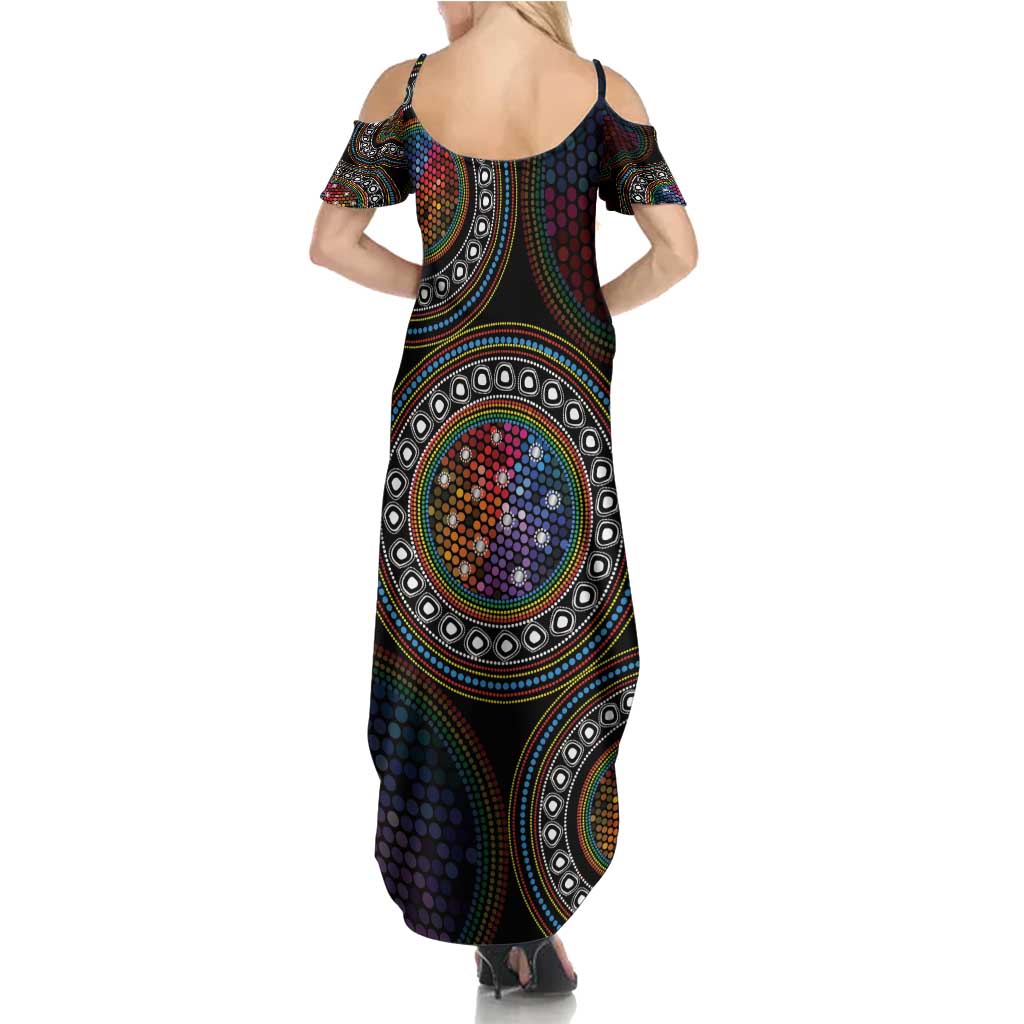 Australia Indigenous Family Matching Summer Maxi Dress and Hawaiian Shirt First Nation LGBT - Respect Our Existence - Aussie Hoodie