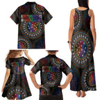 Australia Indigenous Family Matching Tank Maxi Dress and Hawaiian Shirt First Nation LGBT - Respect Our Existence - Aussie Hoodie