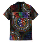 Australia Indigenous Family Matching Tank Maxi Dress and Hawaiian Shirt First Nation LGBT - Respect Our Existence - Aussie Hoodie