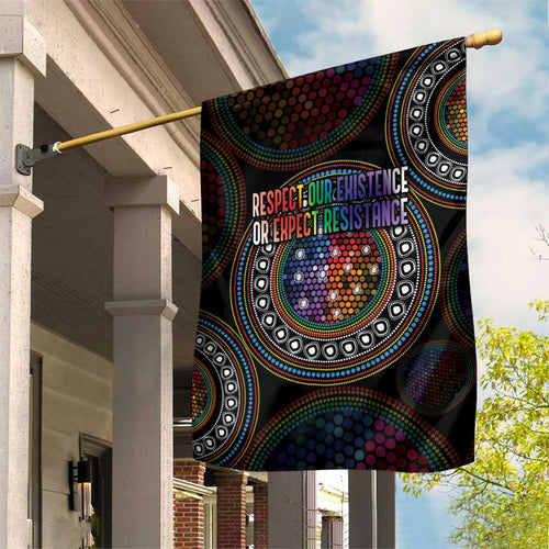 Australia Indigenous Garden Flag First Nation LGBT - Respect Our Existence - Aussie Hoodie