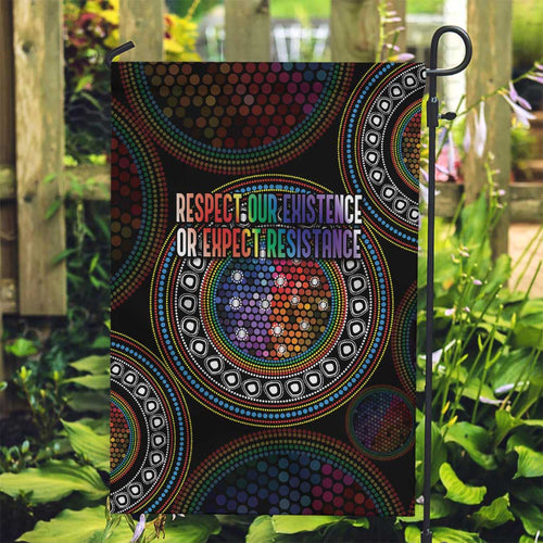 Australia Indigenous Garden Flag First Nation LGBT - Respect Our Existence - Aussie Hoodie