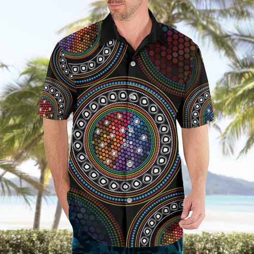 Australia Indigenous Hawaiian Shirt First Nation LGBT - Respect Our Existence - Aussie Hoodie
