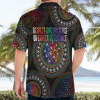 Australia Indigenous Hawaiian Shirt First Nation LGBT - Respect Our Existence - Aussie Hoodie