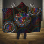 Australia Indigenous Hooded Blanket First Nation LGBT - Respect Our Existence - Aussie Hoodie