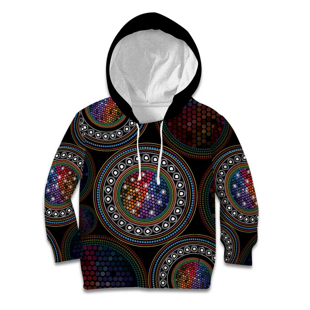 Australia Indigenous Kid Hoodie First Nation LGBT - Respect Our Existence - Aussie Hoodie