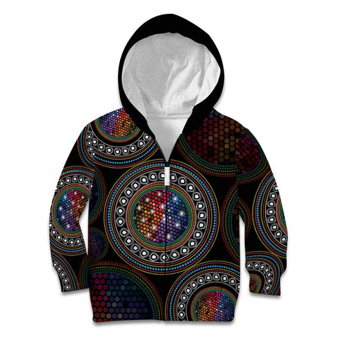 Australia Indigenous Kid Hoodie First Nation LGBT - Respect Our Existence - Aussie Hoodie