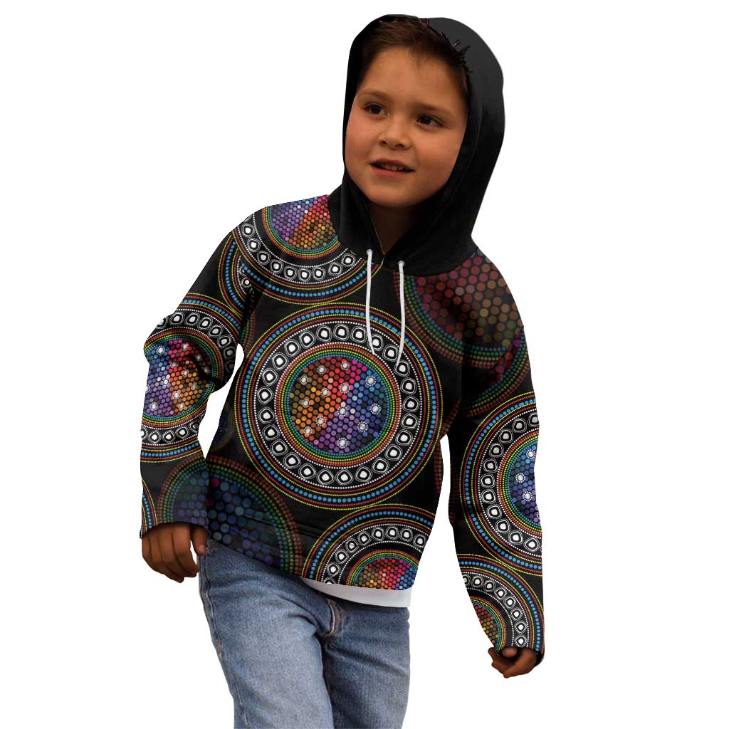 Australia Indigenous Kid Hoodie First Nation LGBT - Respect Our Existence - Aussie Hoodie