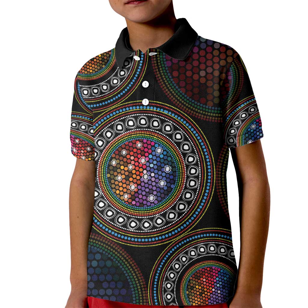 Australia Indigenous Kid Polo Shirt First Nation LGBT - Respect Our Existence - Aussie Hoodie