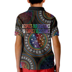 Australia Indigenous Kid Polo Shirt First Nation LGBT - Respect Our Existence - Aussie Hoodie