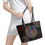 Australia Indigenous Leather Tote Bag First Nation LGBT - Respect Our Existence - Aussie Hoodie