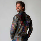 Australia Indigenous Long Sleeve Polo Shirt First Nation LGBT - Respect Our Existence - Aussie Hoodie