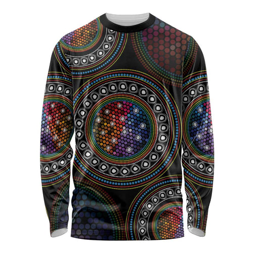Australia Indigenous Long Sleeve Shirt First Nation LGBT - Respect Our Existence - Aussie Hoodie