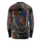 Australia Indigenous Long Sleeve Shirt First Nation LGBT - Respect Our Existence - Aussie Hoodie