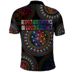 Australia Indigenous Polo Shirt First Nation LGBT - Respect Our Existence - Aussie Hoodie