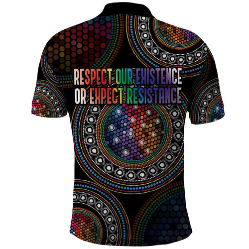 Australia Indigenous Polo Shirt First Nation LGBT - Respect Our Existence - Aussie Hoodie