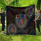 Australia Indigenous Quilt First Nation LGBT - Respect Our Existence - Aussie Hoodie