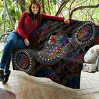 Australia Indigenous Quilt First Nation LGBT - Respect Our Existence - Aussie Hoodie
