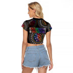 Australia Indigenous Raglan Cropped T Shirt First Nation LGBT - Respect Our Existence - Aussie Hoodie