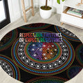 Australia Indigenous Round Carpet First Nation LGBT - Respect Our Existence - Aussie Hoodie