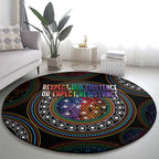 Australia Indigenous Round Carpet First Nation LGBT - Respect Our Existence - Aussie Hoodie