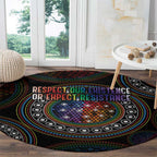 Australia Indigenous Round Carpet First Nation LGBT - Respect Our Existence - Aussie Hoodie