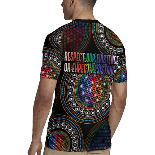 Australia Indigenous Rugby Jersey First Nation LGBT - Respect Our Existence - Aussie Hoodie