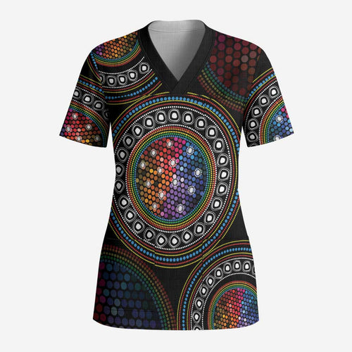 Australia Indigenous Scrub Top First Nation LGBT - Respect Our Existence - Aussie Hoodie
