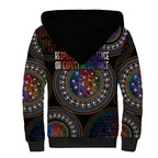 Australia Indigenous Sherpa Hoodie First Nation LGBT - Respect Our Existence - Aussie Hoodie