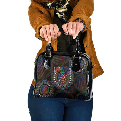 Australia Indigenous Shoulder Handbag First Nation LGBT - Respect Our Existence - Aussie Hoodie