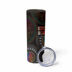 Australia Indigenous Skinny Tumbler First Nation LGBT - Respect Our Existence - Aussie Hoodie